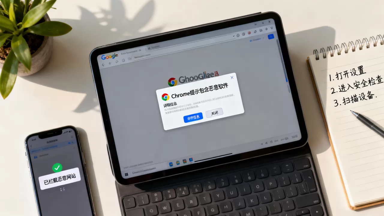 Chrome提示包含恶意软件怎么解决？谷歌浏览器拦截恶意网站怎么办