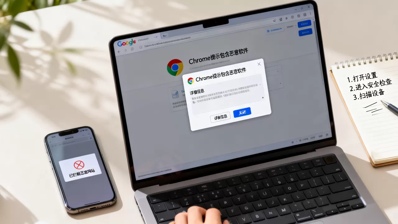 Chrome提示包含恶意软件怎么解决？谷歌浏览器拦截恶意网站怎么办
