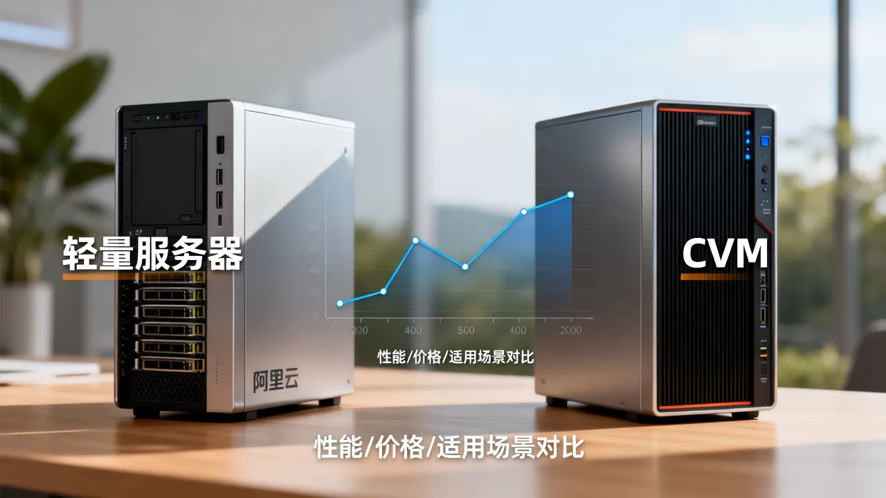 阿里云轻量服务器和CVM怎么选？云服务器CVM和轻量应用服务器区别
