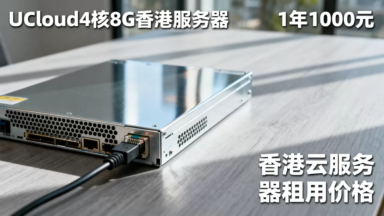 UCloud4核8G香港服务器1年1000元值得买吗，香港云服务器租用价格