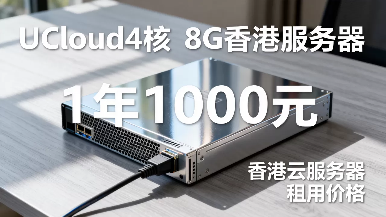 UCloud4核8G香港服务器1年1000元值得买吗，香港云服务器租用价格