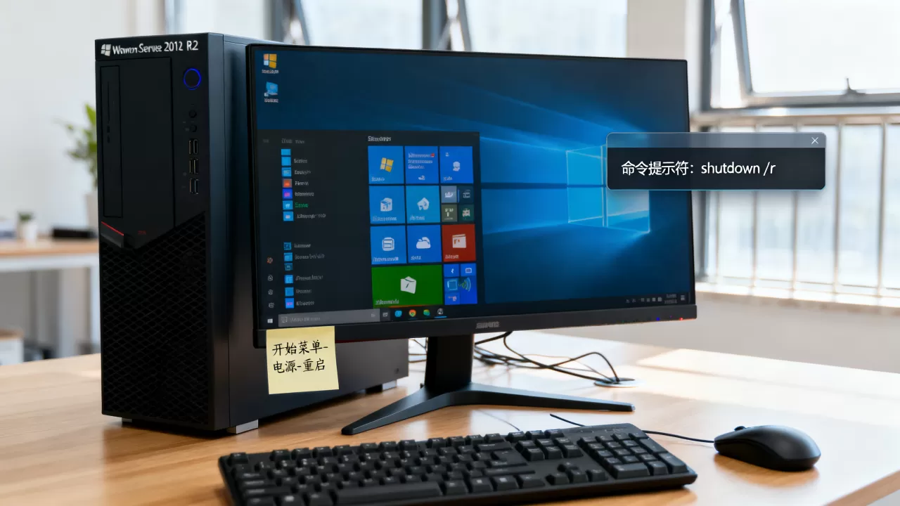 Windows Server 2012 R2怎么重启？系统重启不了怎么办