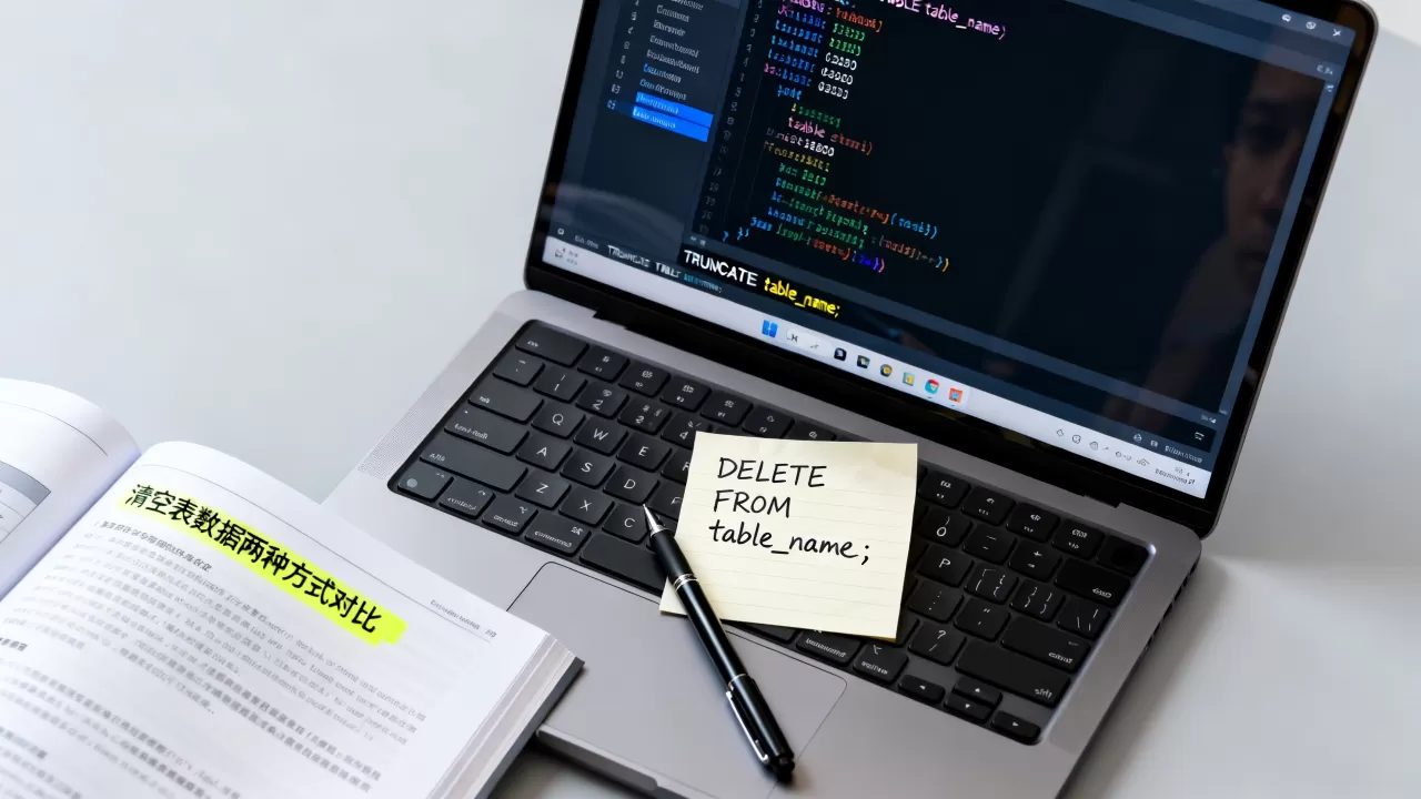 MySQL如何删除或清空表中数据？mysql清空表数据命令