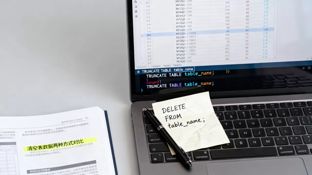 MySQL如何删除或清空表中数据？mysql清空表数据命令