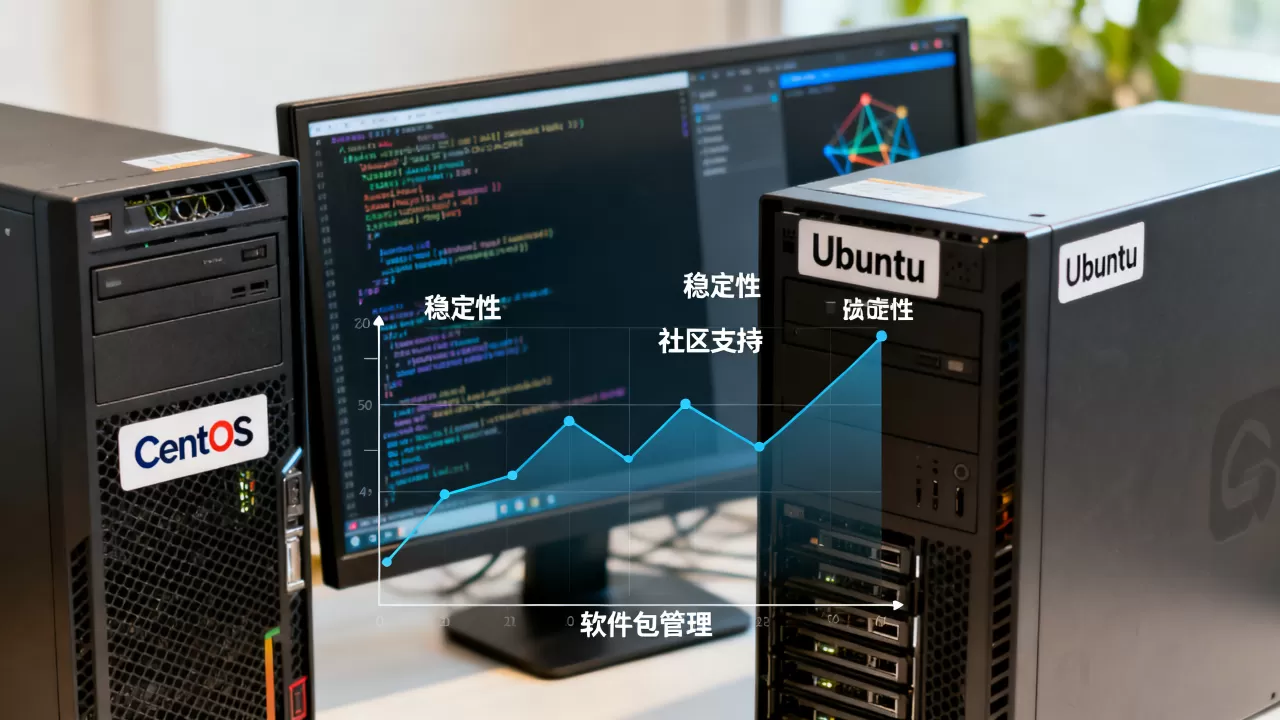 CentOS和Ubuntu区别在哪？Linux服务器操作系统怎么选
