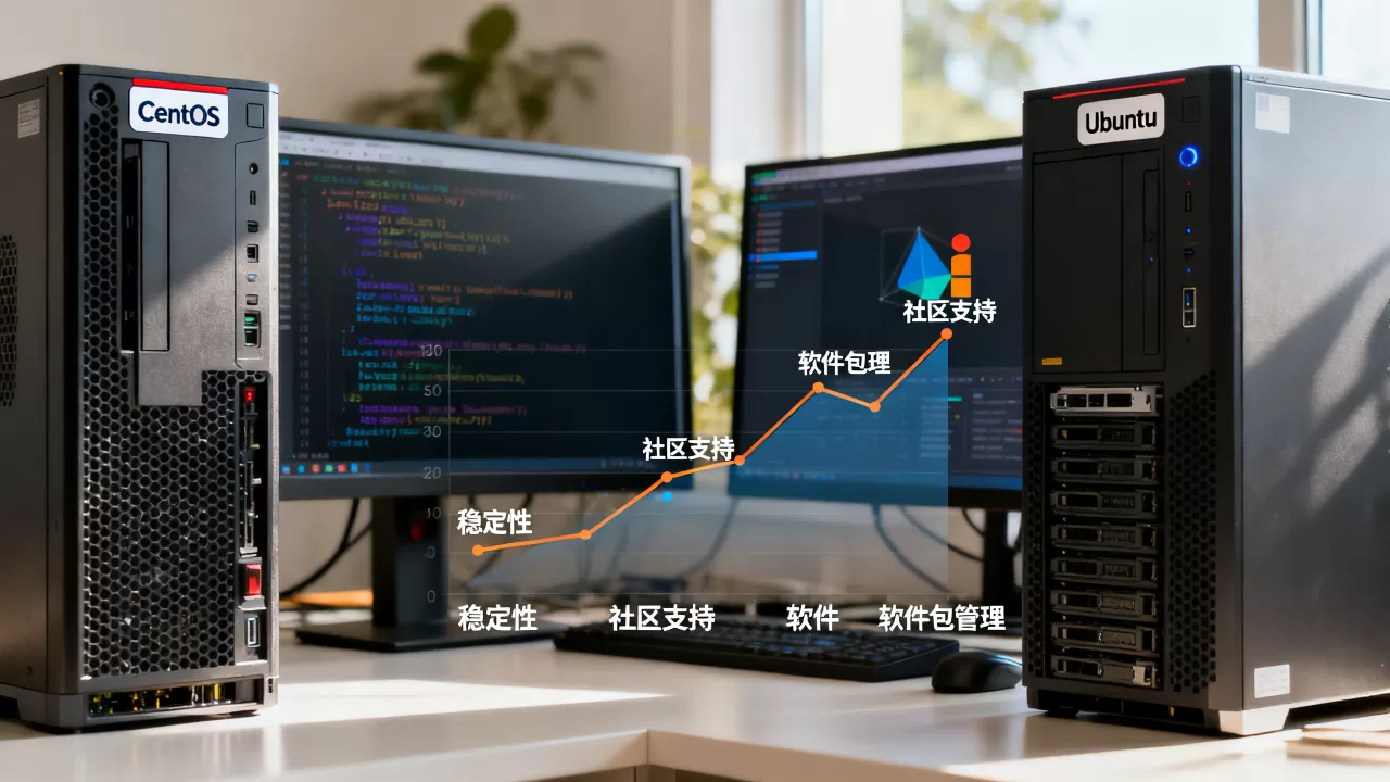 CentOS和Ubuntu区别在哪？Linux服务器操作系统怎么选