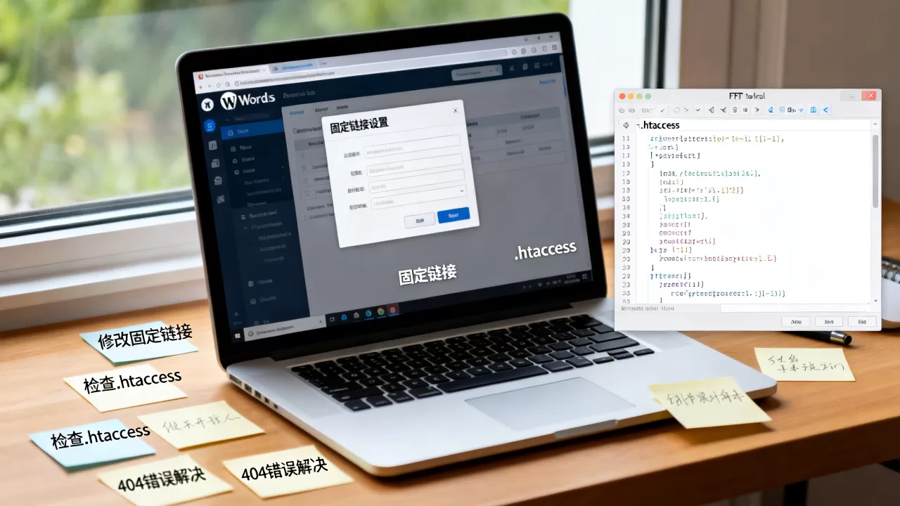 WordPress改固定链接出现404怎么办？修改后404错误怎么解决