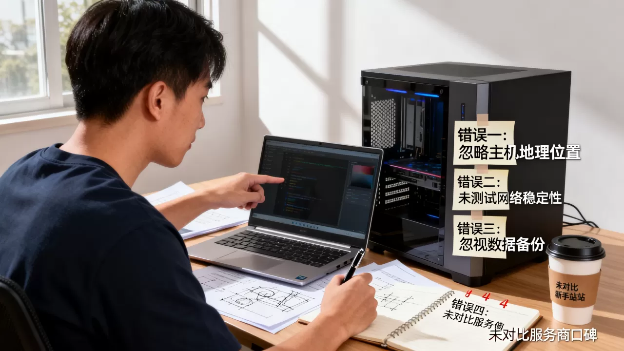 新手站长租用美国主机常犯的四大错误