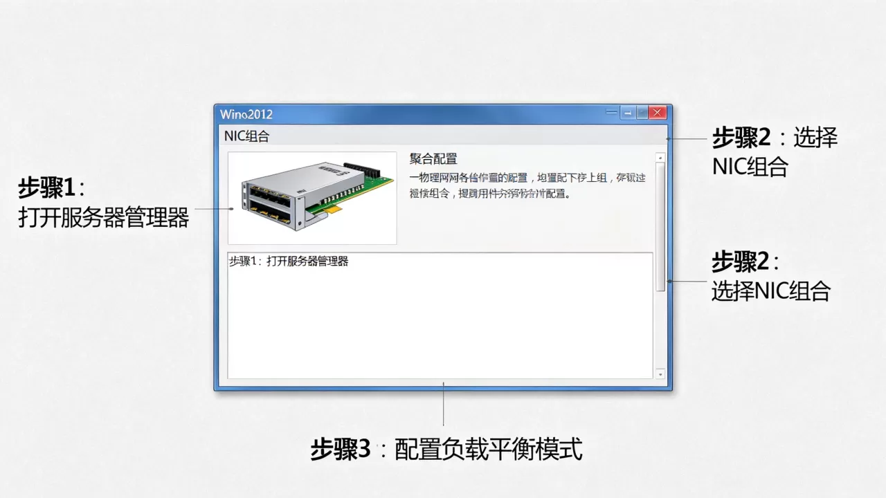 Win2012如何开启NIC组合？网卡绑定聚合设置教程