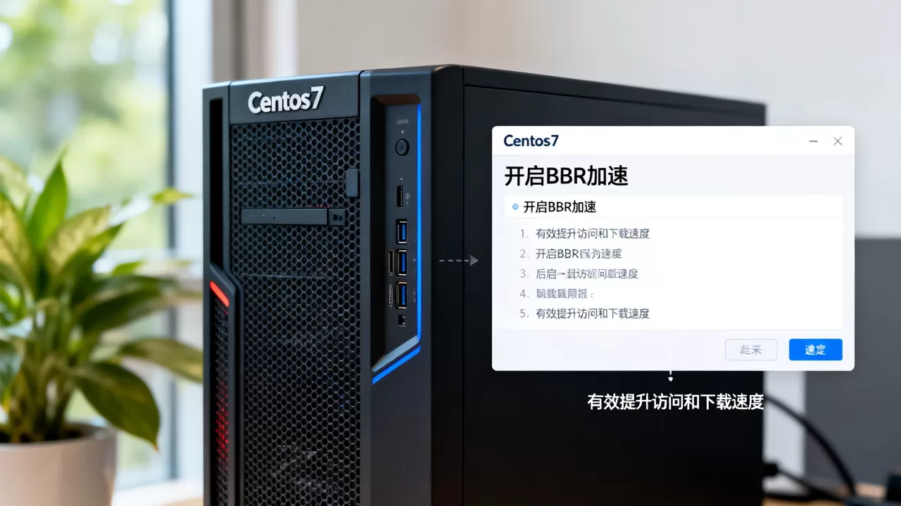 Centos7开启BBR加速有效提升访问和下载速度