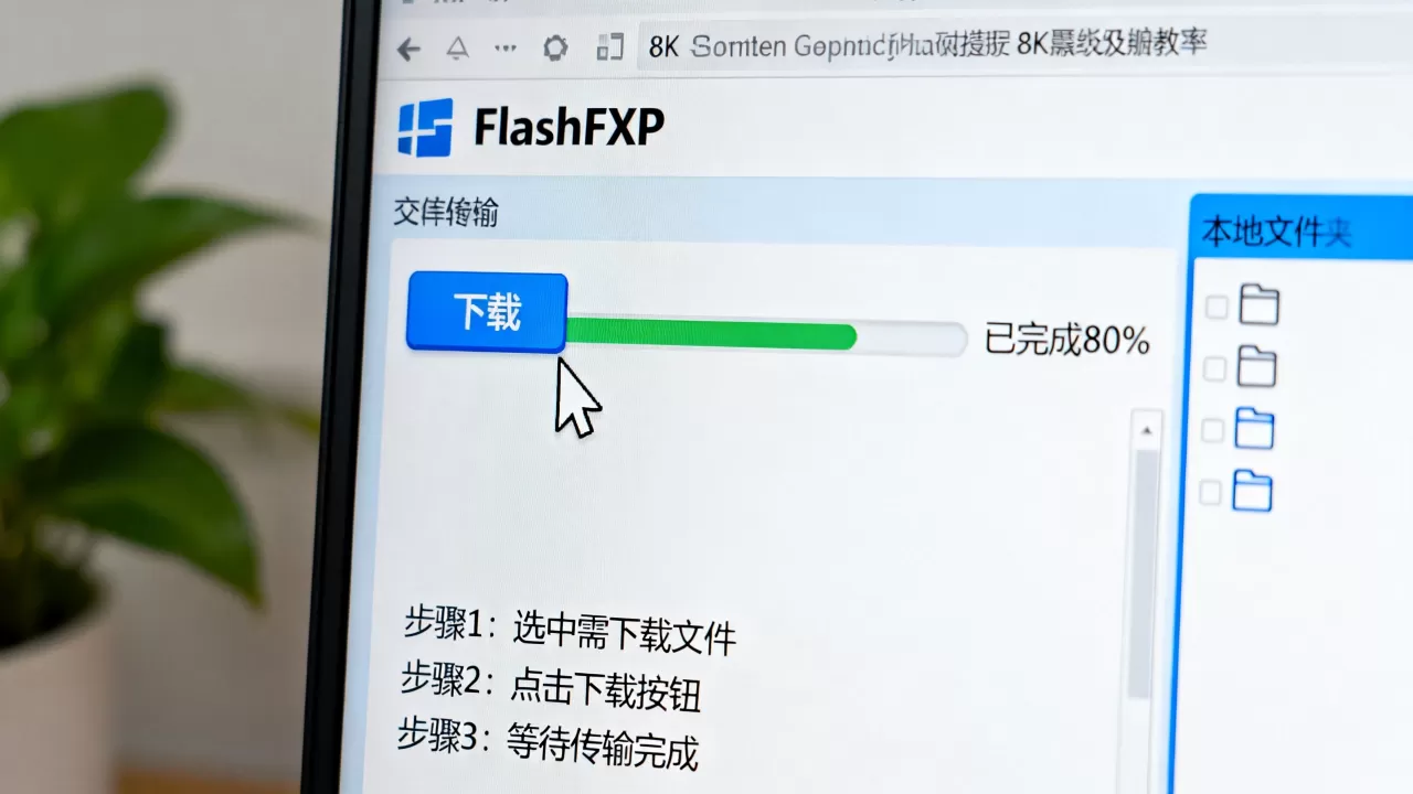FlashFXP怎么下载文件到本地？FlashFXP下载文件教程