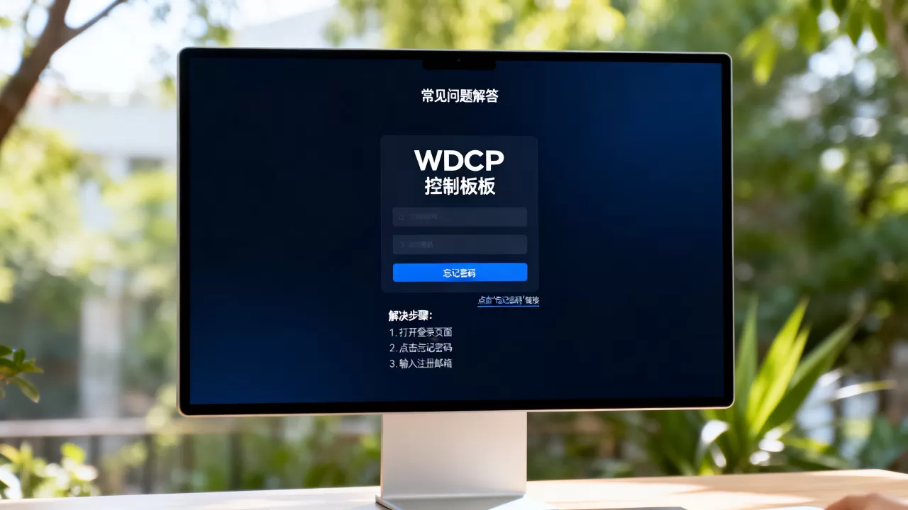 WDCP控制面板常见问题怎么解决？wddp控制面板登录密码忘记怎么办