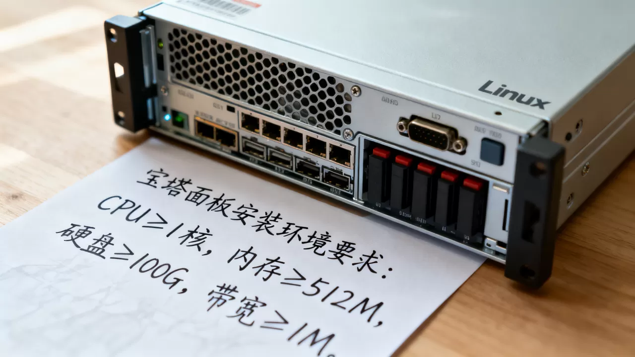 宝塔面板安装环境要求是什么？linux服务器最低配置推荐