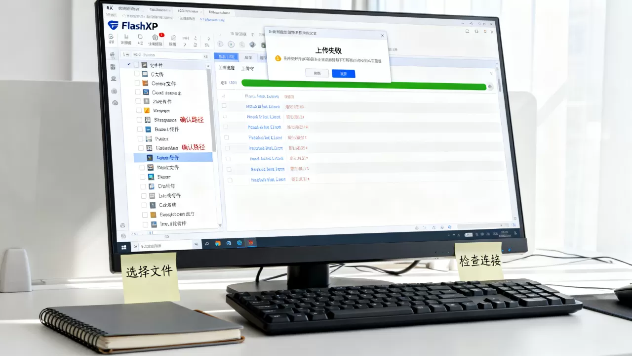 FlashFXP怎么上传文件？FlashFXP上传失败怎么办