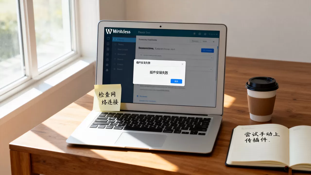 WordPress为何无法在线安装主题插件？怎么解决插件安装失败