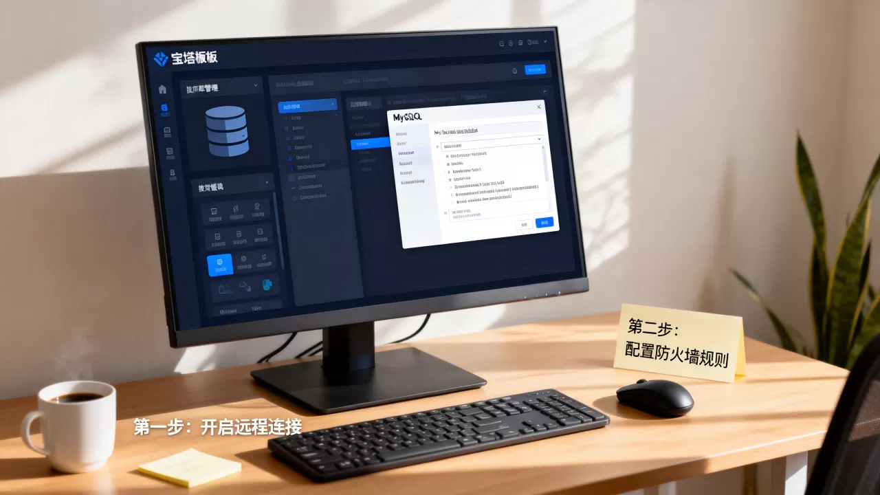 宝塔面板如何远程连接数据库？远程连接MySQL报错怎么办