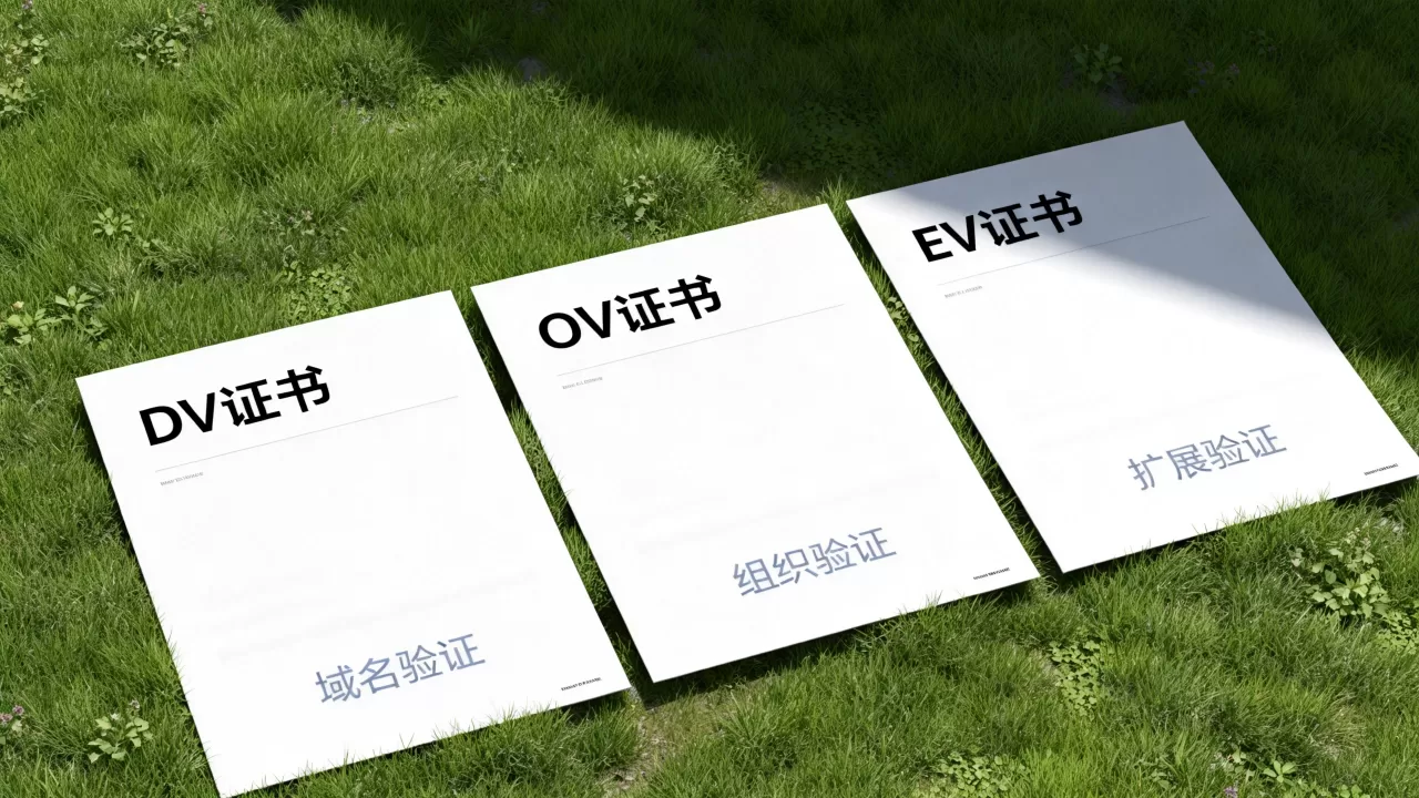 常用SSL证书类型有哪几种？DV、OV、EV证书区别是什么