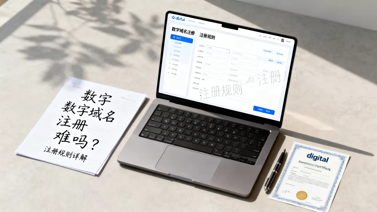 数字域名注册难吗？.digital域名注册规则详解