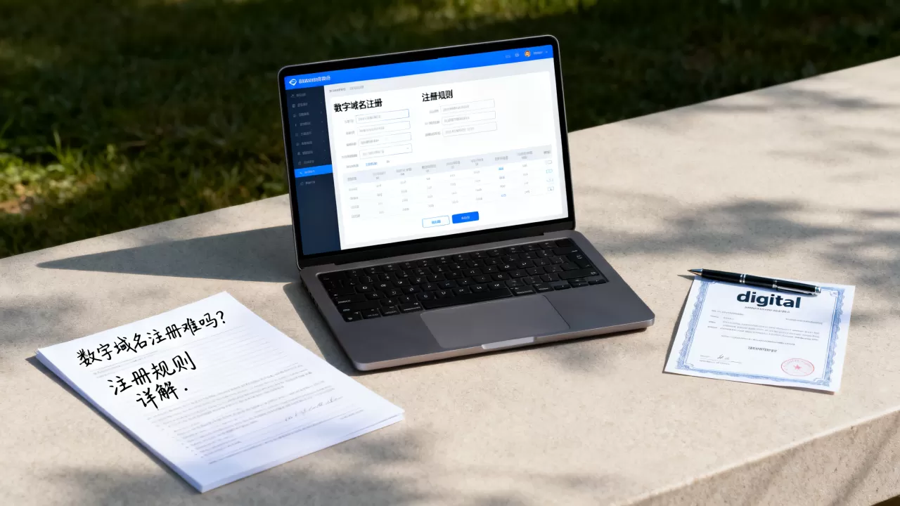 数字域名注册难吗？.digital域名注册规则详解