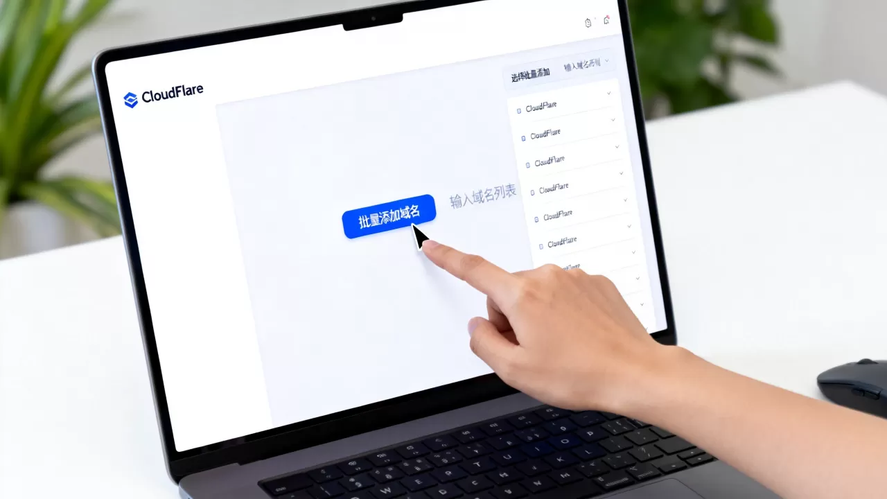CloudFlare如何批量添加域名？CloudFlare批量添加域名教程