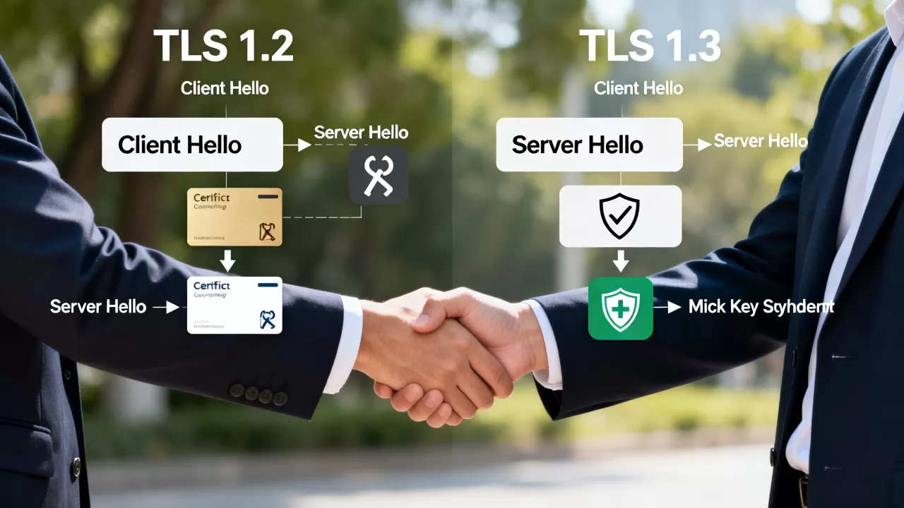 TLS 1.2与1.3握手有何区别？SSL/TLS握手过程详解