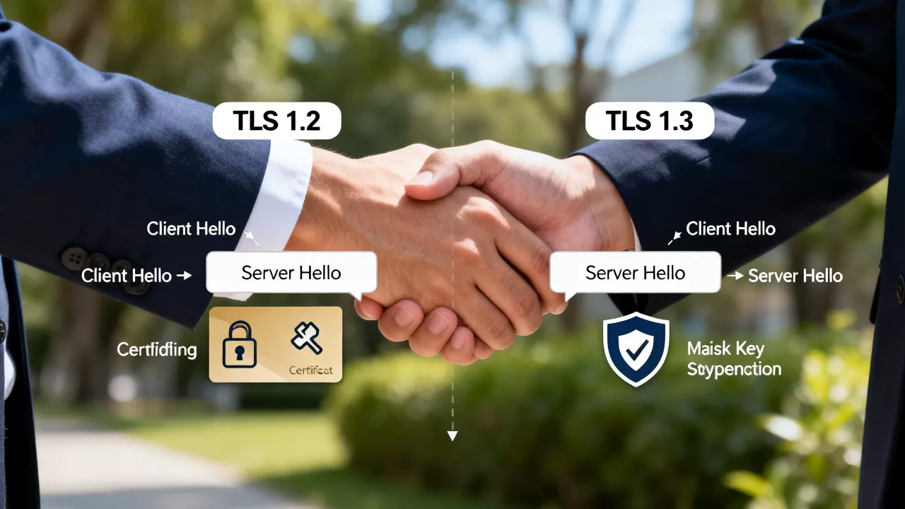 TLS 1.2与1.3握手有何区别？SSL/TLS握手过程详解