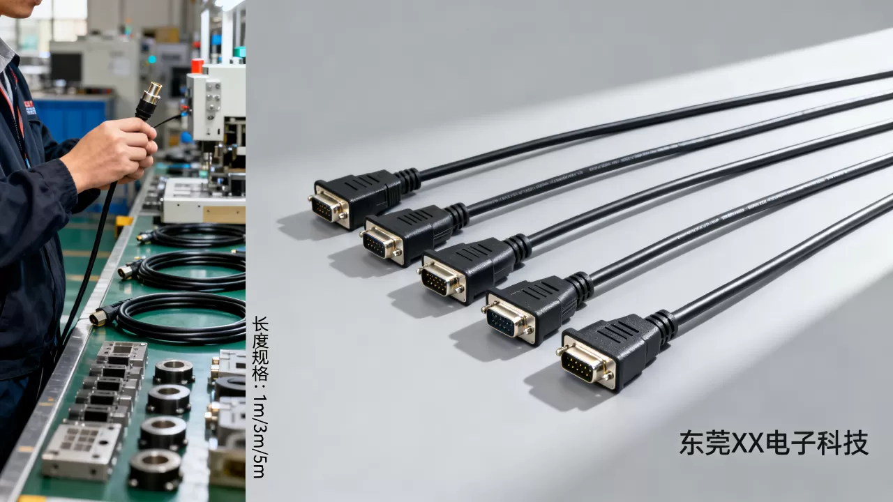 东莞VGA信号线工厂哪家好？VGA线长度规格怎么选