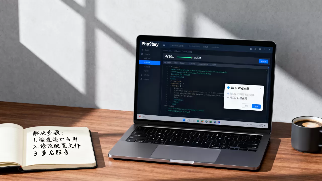 phpStudy MySQL启动不了怎么解决？phpStudy端口被占用怎么办