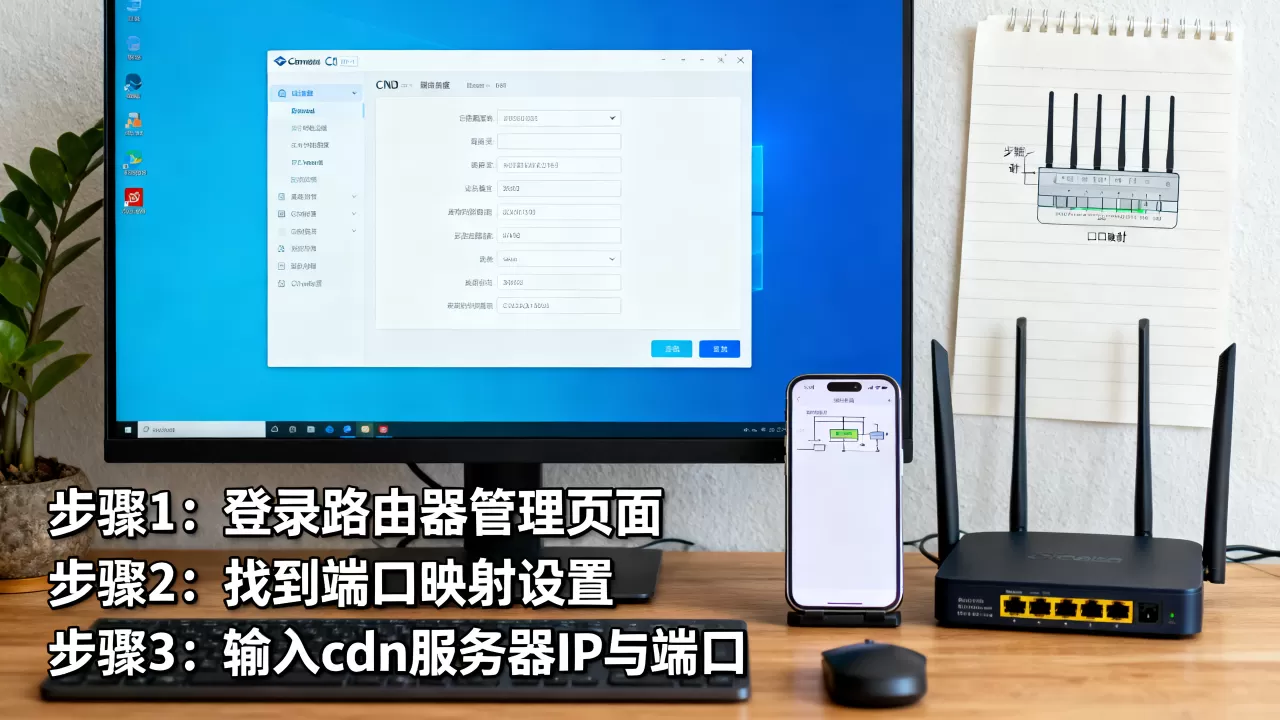 端口映射cdn怎么配置？端口映射cdn设置教程