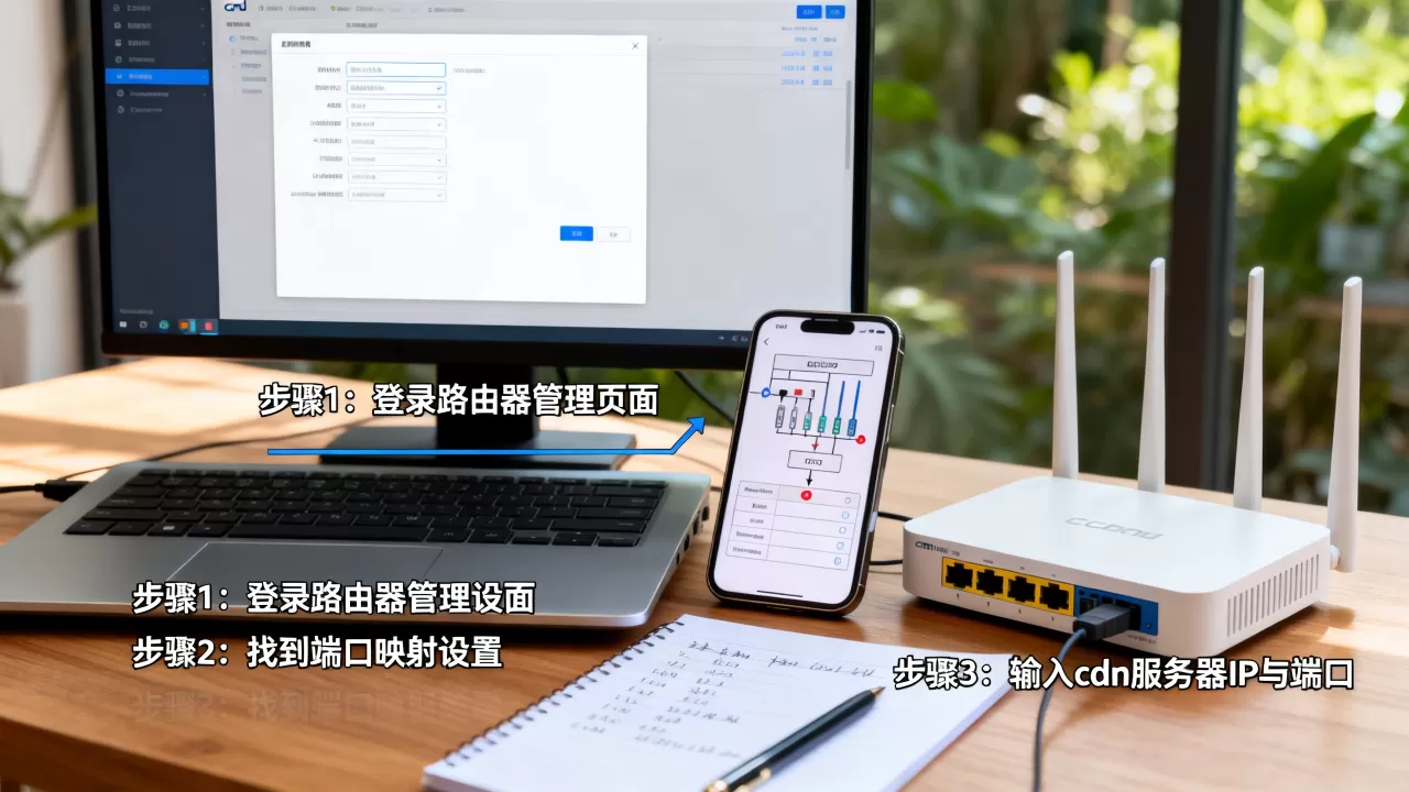 端口映射cdn怎么配置？端口映射cdn设置教程