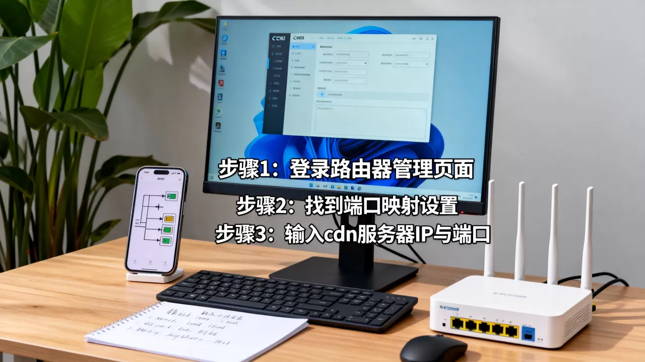 端口映射cdn怎么配置？端口映射cdn设置教程