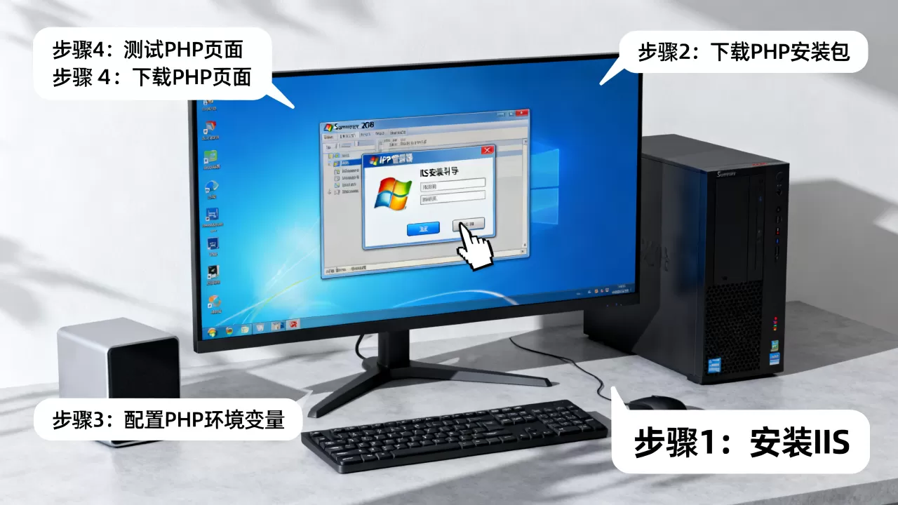 Windows Server 2008怎么搭建PHP环境？win2008配置php教程