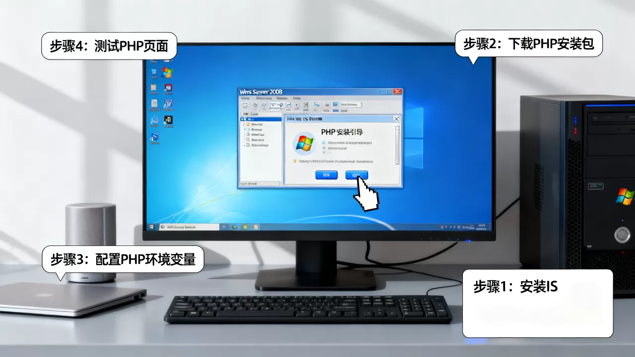 Windows Server 2008怎么搭建PHP环境？win2008配置php教程