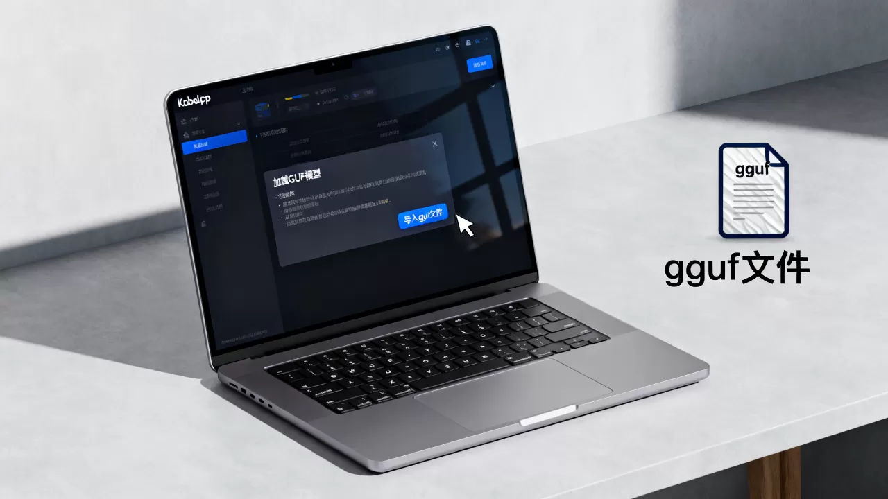 Koboldcpp怎么加载GGUF模型，如何正确导入gguf文件