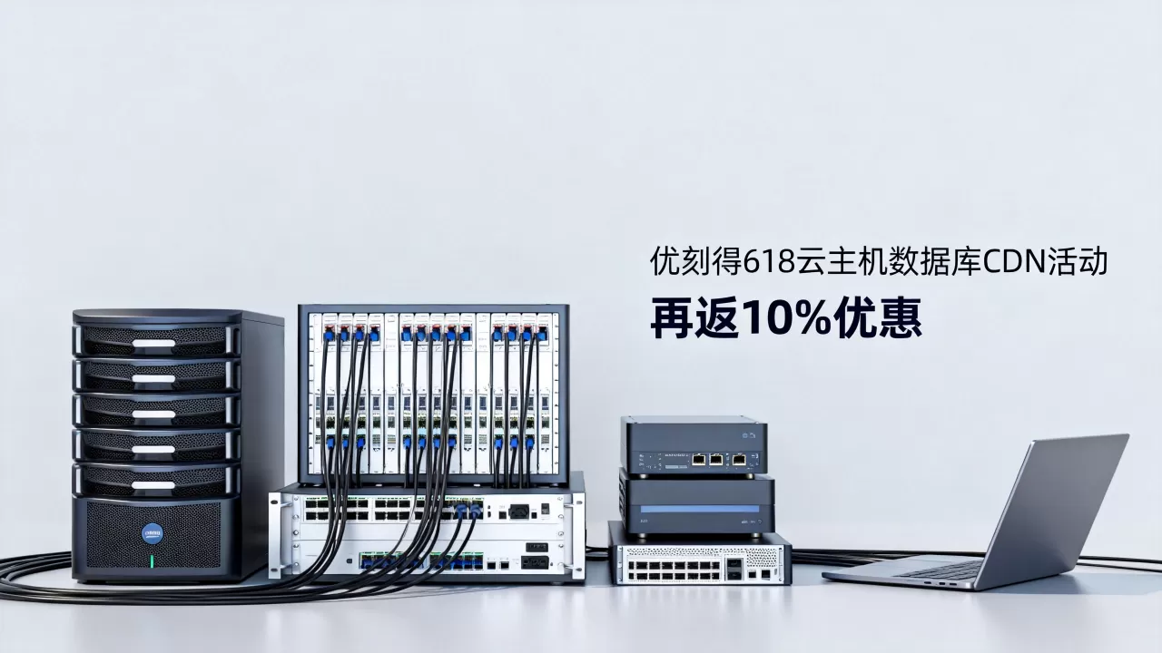优刻得618云主机数据库CDN活动价再返10%怎么买最划算
