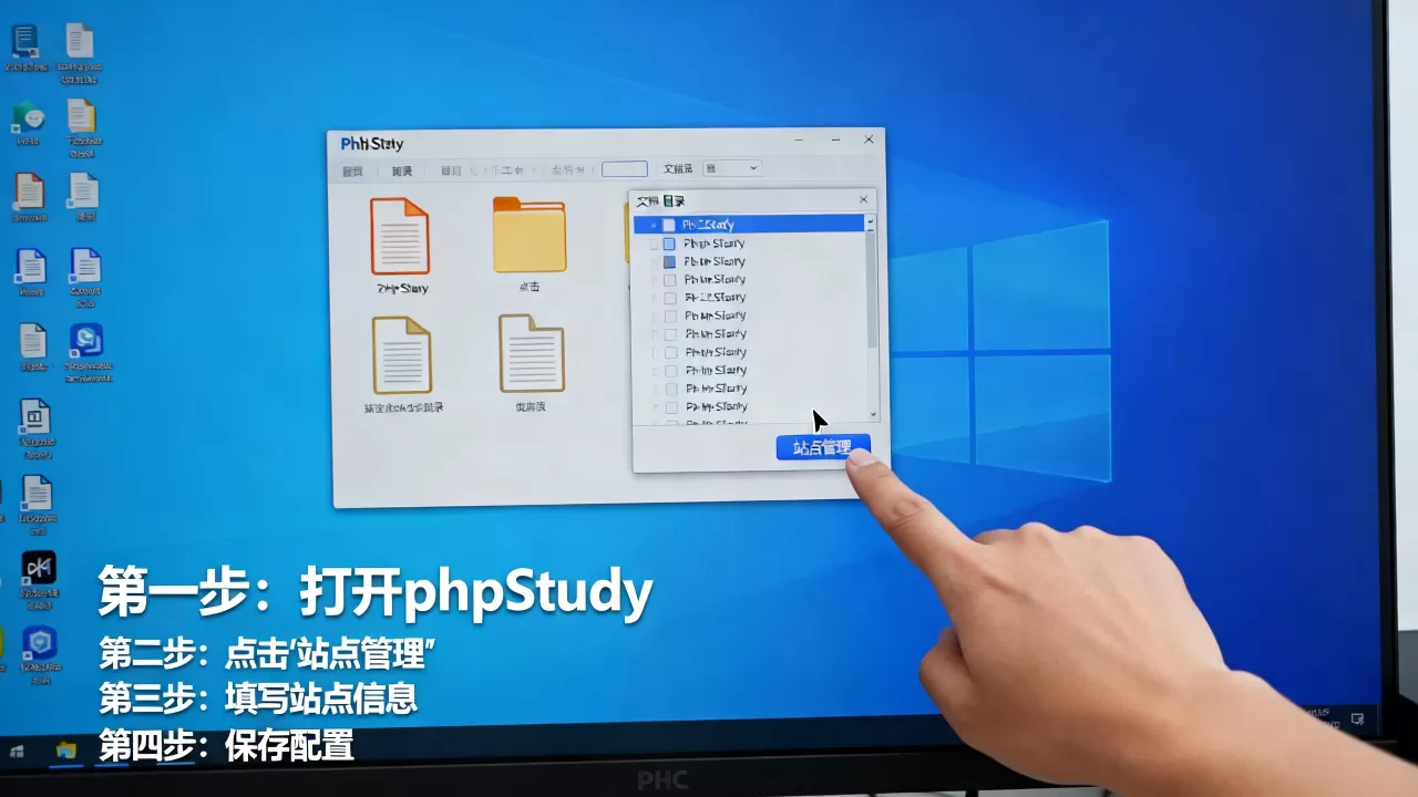 phpStudy如何创建和管理站点？phpStudy新建站点详细步骤