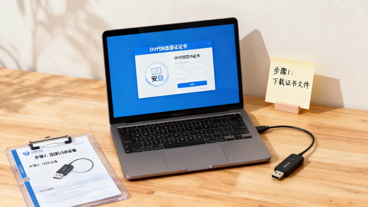 OV代码签名证书怎么安装？OV代码签名证书安装教程