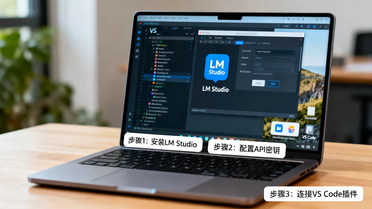 LM Studio怎么和VS Code配合？VS Code配置LM Studio教程