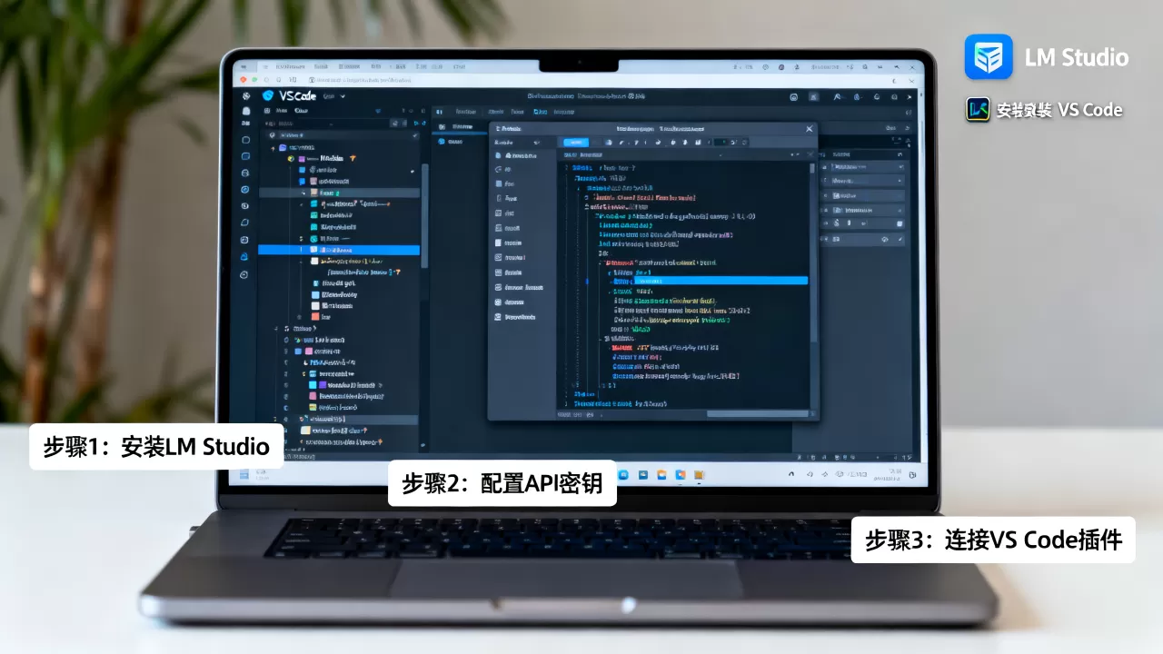 LM Studio怎么和VS Code配合？VS Code配置LM Studio教程