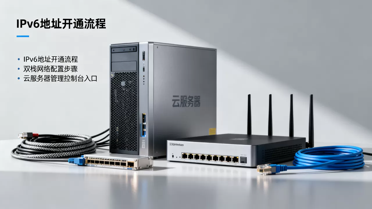 云服务器IPv6地址怎么开通使用？如何配置IPv6双栈网络