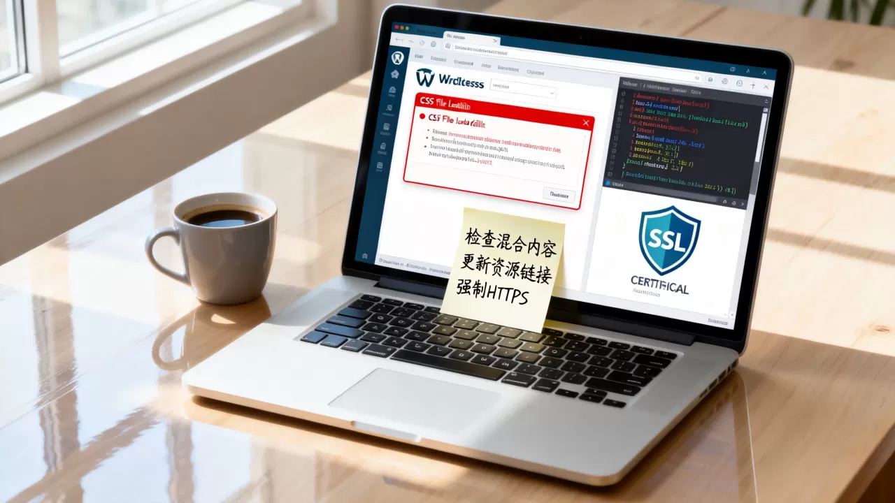 WordPress开启SSL后CSS无法加载怎么办?如何彻底解决混合内容报错 WordPress开启SSL后CSS无法加载怎么办?如何彻底解决混合内容报错