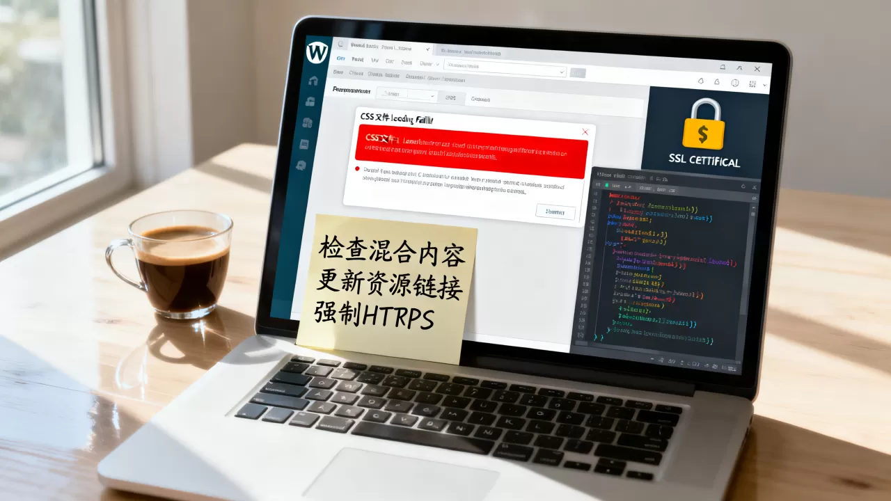 WordPress开启SSL后CSS无法加载怎么办?如何彻底解决混合内容报错 WordPress开启SSL后CSS无法加载怎么办?如何彻底解决混合内容报错