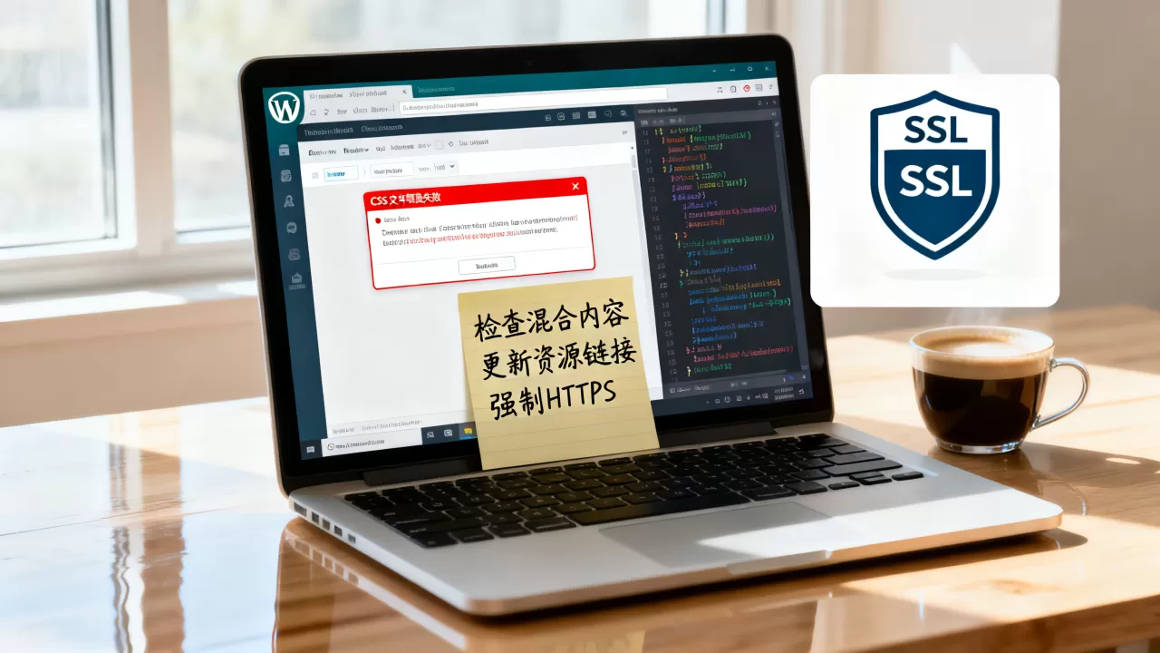 WordPress开启SSL后CSS无法加载怎么办?如何彻底解决混合内容报错 WordPress开启SSL后CSS无法加载怎么办?如何彻底解决混合内容报错