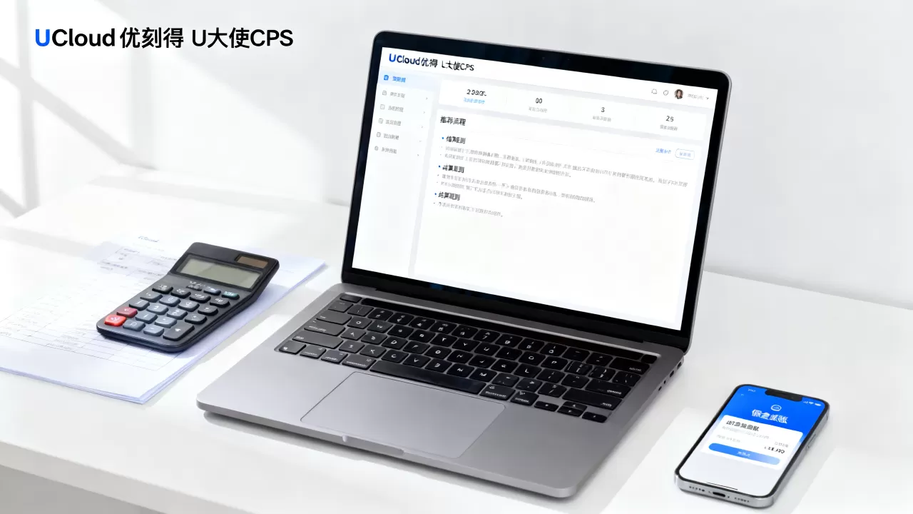 UCloud优刻得U大使CPS怎么操作？推荐系统佣金结算规则