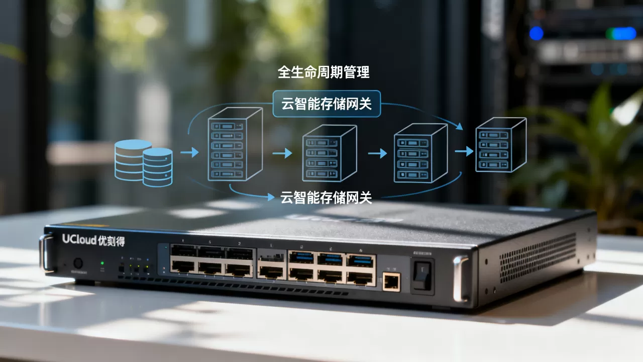 UCloud优刻得云智能存储网关如何统一全生命周期管理？