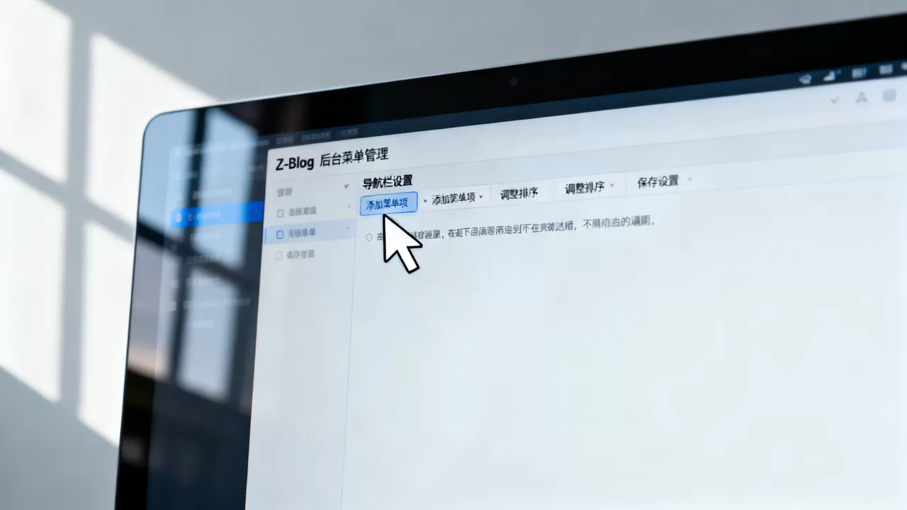 Z-Blog导航栏怎么设置?Z-Blog后台菜单管理教程 Z-Blog导航栏怎么设置?Z-Blog后台菜单管理教程