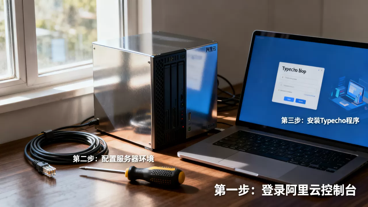 阿里云轻量服务器怎么搭建Typecho博客？