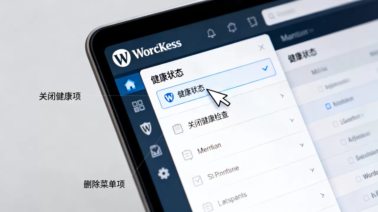 WordPress健康状态面板和菜单项如何删除？怎么彻底关闭WordPress健康检查