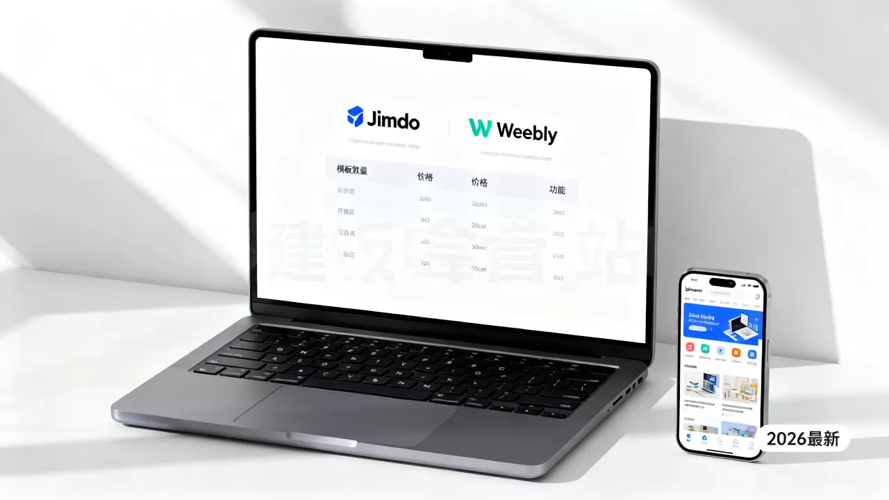 Jimdo和Weebly哪个建站平台更好？2026最新建站工具对比