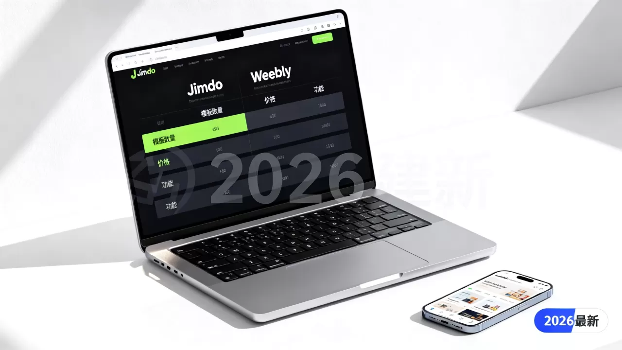 Jimdo和Weebly哪个建站平台更好？2026最新建站工具对比